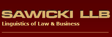 Specjalistyczna szkoła języka angielskiego dla prawników SAWICKI LLB