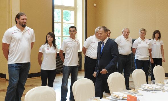 Premier dziękuje medalistom za niezwykłe emocje - Medaliści z Barcelony odwiedzili premiera