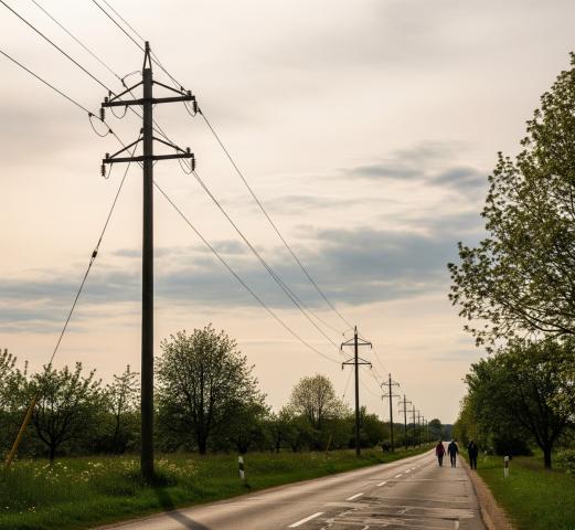 Kabel telekomunikacyjny zbyt nisko nad drogą - odpowiedzialność prawna