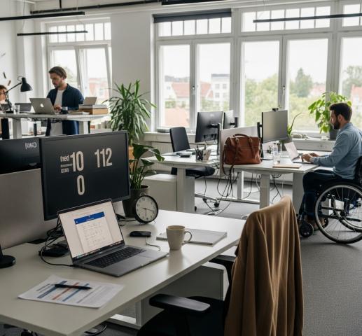 Czas pracy niepełnosprawnych 2025 - 3/4 etatu, 1/2 etatu, normy godzinowe