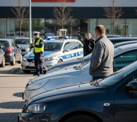 Czy policja może kontrolować kierowcę na parkingu przed sklepem? Uprawnienia na terenach prywatnych